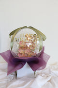 Speckled Peach Orchid Flower Balloon